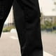 thumbnail image 4 of Pantalones largos de verano para hombre, casuales, de moda, de color sólido, con cordón y cintura elástica., 4 of 6