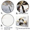 thumbnail image 3 of Designart "Minimalist Bee And Water Reflection" Animals Bee Canvas Prints, 3 of 7