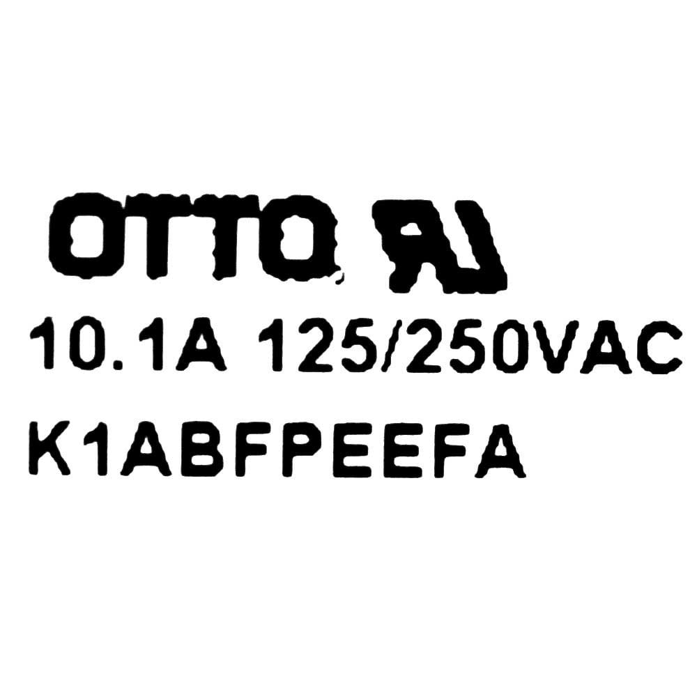 Otto On/Off/On Boat Rocker Switch K1ABFPEEFA | 5 Spade 125 Volt Lighted