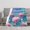 30inx40in/76x100cm, variant on Hello Summer Raspberry Ice Cream Popsicle Throw Blanket, Bright Blue Ice Cube Berry Print Soft Flannel Lightweight Cozy Fleece Blanket for Sofa Couch Bed Girls Summer Themed Bedroom Decor Gift