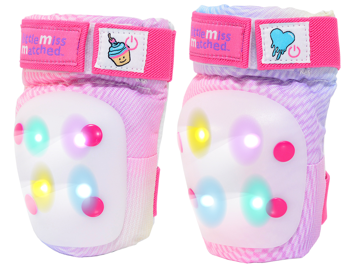LittleMissMatched Light-up Children’s Elbow/Knee Pads and Streamers