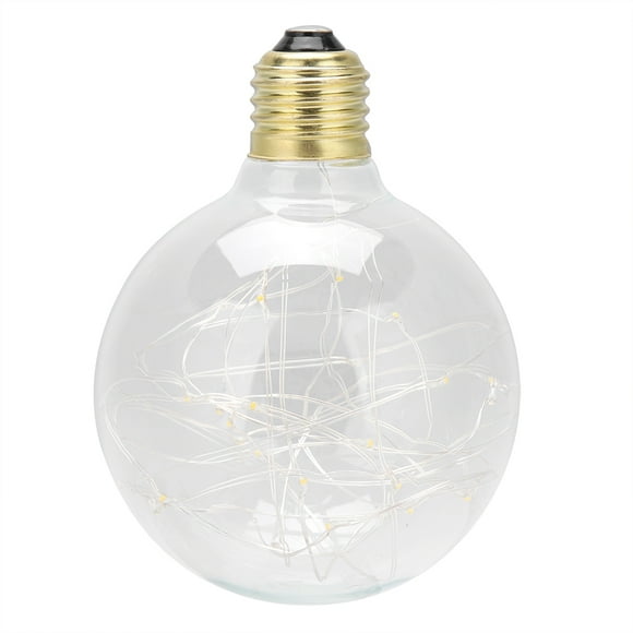 E27 G95 85-265V LED Decorative Bulbs Globe Light Bulbs Base Night Lights Starry Decorative Fairy String Restaurant Pub Bar Light Bulb , Warm Yellow