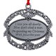 thumbnail image 2 of Feliz Navidad desde el cielo Pewter Finish Garsake Memorial Ornament con poema en la caja de regalo Merry Christmas From Heaven Ver descripción, 2 of 2