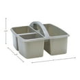 thumbnail image 5 of Teacher Created Resources Gray Plastic Storage Caddy, Pack of 6, 5 of 5