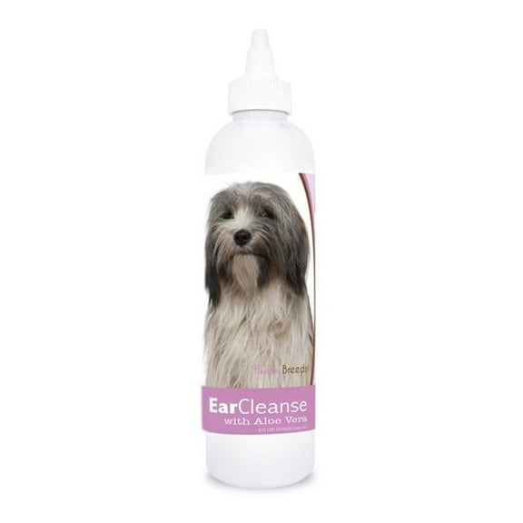 Healthy Breeds 840235115724 8 oz Tibetan Terrier Ear Cleanse with Aloe Vera Sweet Pea & Vanilla
