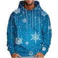 thumbnail image 1 of Funicet Sweat à Capuche pour Hommes, Sweat à Capuche pour Hommes, Sweat à Capuche Imprimé à Manches Longues et Amples pour Hommes, Manches Longues pour Hommes, 1 of 5