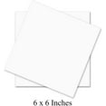 thumbnail image 5 of 6" x 6" Square Cardstock, 80lb Cover White Thick Card Stock Paper - Smooth Finish, For Scrapbooking, Arts and Crafts, Wedding Invitations, Bussines Cards, 50 Cards Per Pack, 5 of 8