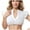 White, variant on Women's Cotton Crop Tops Summer Trendy Slim Fit Ruffle Sleeve V Neck Sleeveless Shirts Casual Tunic Blouses (XL, White)