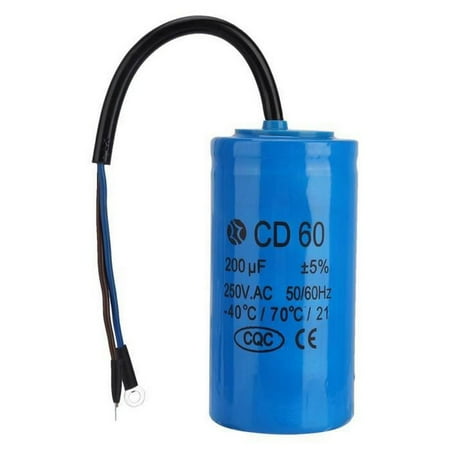 

Current Capacitor Cd60 250V Ac 200Uf 50-60Hz For Motor Air Compressor