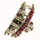 thumbnail image 3 of Pinzas Para El Pelo Grandes Sunnimix Horquilla De Cristal Con Diamantes De Imitación Color Rojo, 3 of 4