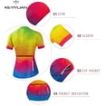 thumbnail image 5 of KEYIYUAN, camiseta de ciclismo de verano para mujer, camisetas de manga corta para ciclismo de montaña, ropa para triatlón, camiseta de ciclismo femenina, 5 of 5