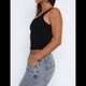 thumbnail image 5 of Tops de Verano para Mujer con Cuello Cuadrado para Salir, Tops Básicos Acanalados para Hacer Ejercicio Negro XL, 5 of 10