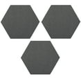 thumbnail image 1 of Furnish My Place Modern Indoor/Outdoor Commercial Solid Gray Rug, Modern Area Rug, Baby Nursery Mat, Pet-Friendly Carpet for Living Room, Playroom, Made in USA, 2' Hexagon - Set of 3, 1 of 6