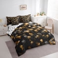 thumbnail image 3 of Castle Fairy Geometric Checkered Bedding Comforter Set,Retro Plaid Grid King Bedding Sets, 3 of 8