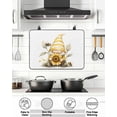 thumbnail image 5 of Stove Top Covers for Electric Stove 36x21 Inches, Yellow Gnomes Heat Insulation Fireproof Glass Cooktop Protector, Sunflower Bee Vintage Abstract Artwork Countertop Stovetop Cover for Kitchen, 5 of 8