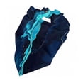 thumbnail image 5 of Honeii Blue Marble And Gold print Pet Bandana，a stylish triangle accessory perfect for small to large dogs, puppies, and even cats, 5 of 5