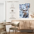 thumbnail image 5 of Elephant Stock Winter Mule Deer Wall Art - Vertical Multi Panel Canvas - Hallway Wall Decor - Animal Multi Panel - Blue And Brown Decor - 48" x 74", 5 of 8