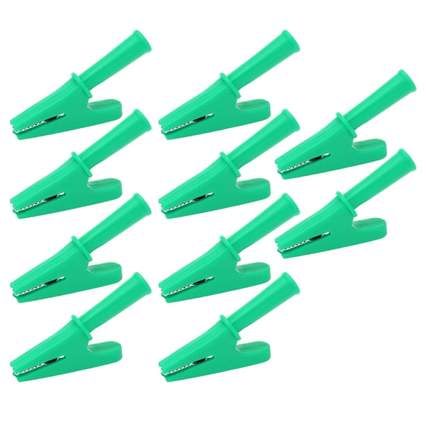 Pinza de carga de energía, 10 piezas, pinza de prueba eléctrica, pinza de prueba eléctrica, pinza de seguridad aislada, eficiencia óptima