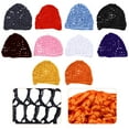 thumbnail image 3 of Miangastore 10 Pcs Filet à Cheveux au Crochet Pratique Filet à Cheveux au Crochet Filet à Cheveux au Crochet Coloré, 3 of 8
