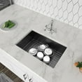 thumbnail image 2 of Logmey 30"x18"Kitchen Sink Single Bowl Black Stainless Steel with Drainer Undermount, 2 of 10
