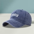 thumbnail image 1 of Alphabet Embroidery Solid Color Duck Hat Trend Personality Outdoor Print Breathable Mesh Hat, 1 of 4