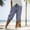 Blue, variant on Outfmvch Summer Pants for Women Cotton Linen Pants Straight Wide Leg Linen Palazzo Trousers Paper Bag Pants Capris Drawstring with Pockets Gauze Pants Cropped Trouser Beach Pant Black S-2XL