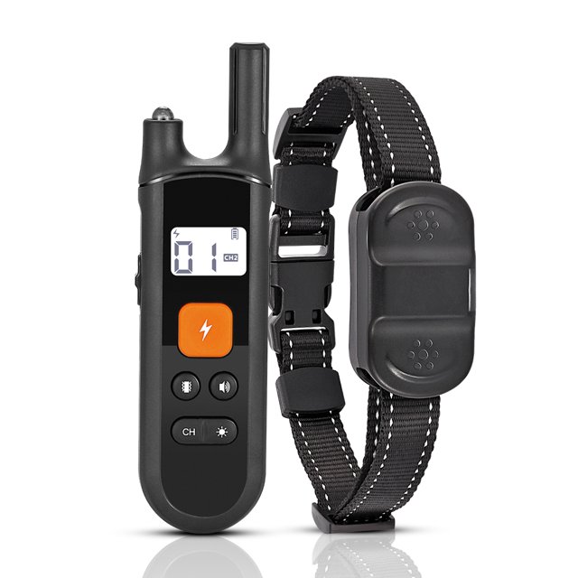 Dog Training Collar Detachable Bark Rechargeable Shock Device Rechargeable Waterproof Anti Barking