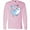 AD-Pink, variant on Inktastic Hi- Cute Shark Long Sleeve T-Shirt