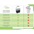 thumbnail image 6 of Clean Cubes 13-Gallon Pop-Up Trash Bins, 6-Pack, Black – Disposable, Collapsible, with Fitted Trash Bags, 6 of 7
