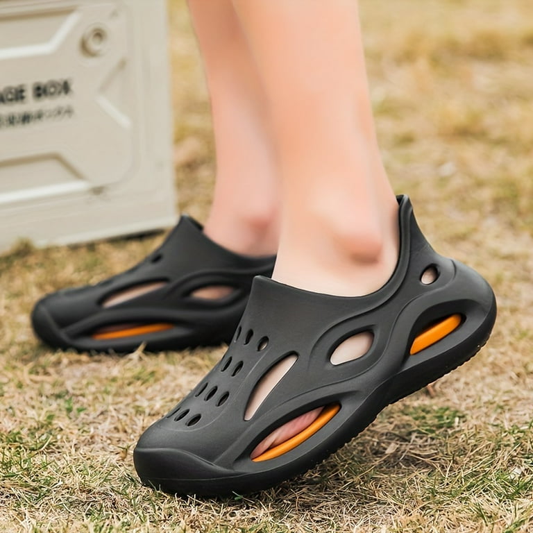 Beach Slippers Slip On Clogs Mens Jelly Shoes Slip-on Sandals Men