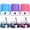 3pcs Blue+Purple+Pink, variant on 3Pack USB Wall Charger, 18W Fast Charging Block with 6FT USB C Cable Fast Charging Cable Cord Usb C Cable Phone Cables, Type C Charger Plug Quick Android Charger USB Plug Adapter[Multicolor]