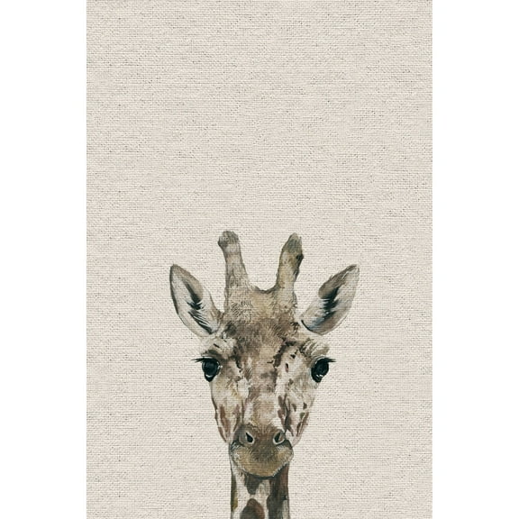 MARMONT HILL  - Handmade Cheeky Giraffe II Print on Wrapped Canvas 40 x 60