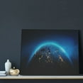thumbnail image 3 of Picia Planet Earth Pattern Decorative Picture – Unique Wall Art, Modern Canvas Print for Trendy Interiors (Horizontal), 3 of 6