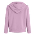 thumbnail image 4 of Women Fashion Hooded Double Zipper Design Sense Knit Cardigan Solid Loose Sweater Coat Top Casual Dress Jacket Womens Workout Womens Suit Jacket Womens Casual Jackets Zip up Woman Vest Jacket Casual, 4 of 4