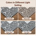 thumbnail image 7 of Design&I 2'x3' Washable Throw Rug Low Profile Daily Traffic Ready Accent Traditional Greek Key Geometric Maze Bold Fretwork Frame Border for Hallway, Laundry Room, 7 of 7