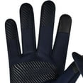 thumbnail image 4 of Guantes de ciclismo Zulema para viajes duraderos resistentes al viento impermeables pantalla táctil suave a la moda Azul oscuro medio Guantes de ciclismo de invierno, 4 of 8