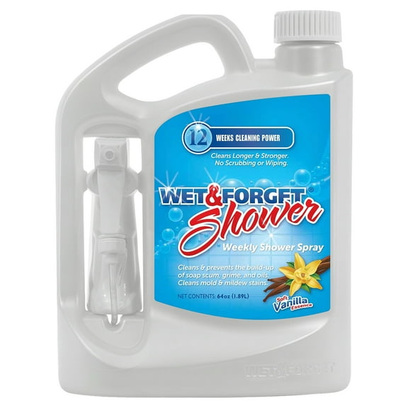 Wet & Forget Weekly Shower Cleaner - Hard Surface Spray, Disinfecting - 64 Fl Oz