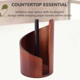 thumbnail image 4 of Soporte Para Toallas De Papel De Montaña, Soporte De Maderas Para Encimera Con Varilla Resistente Y Diseño Vertical Para Un Desgarro Suave Con Una Mano, Para Cocina,, 4 of 7