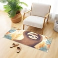 thumbnail image 2 of Dreamtimes Cute Sloth Kitchen Mat 20"x39", Non Skid Kitchen Runner Rug Absorbent Resist Dirt Kitchen Floor Mat Comfort Standing Mat for Kitchen, Floor, Office, Sink, Laundry, 2 of 6