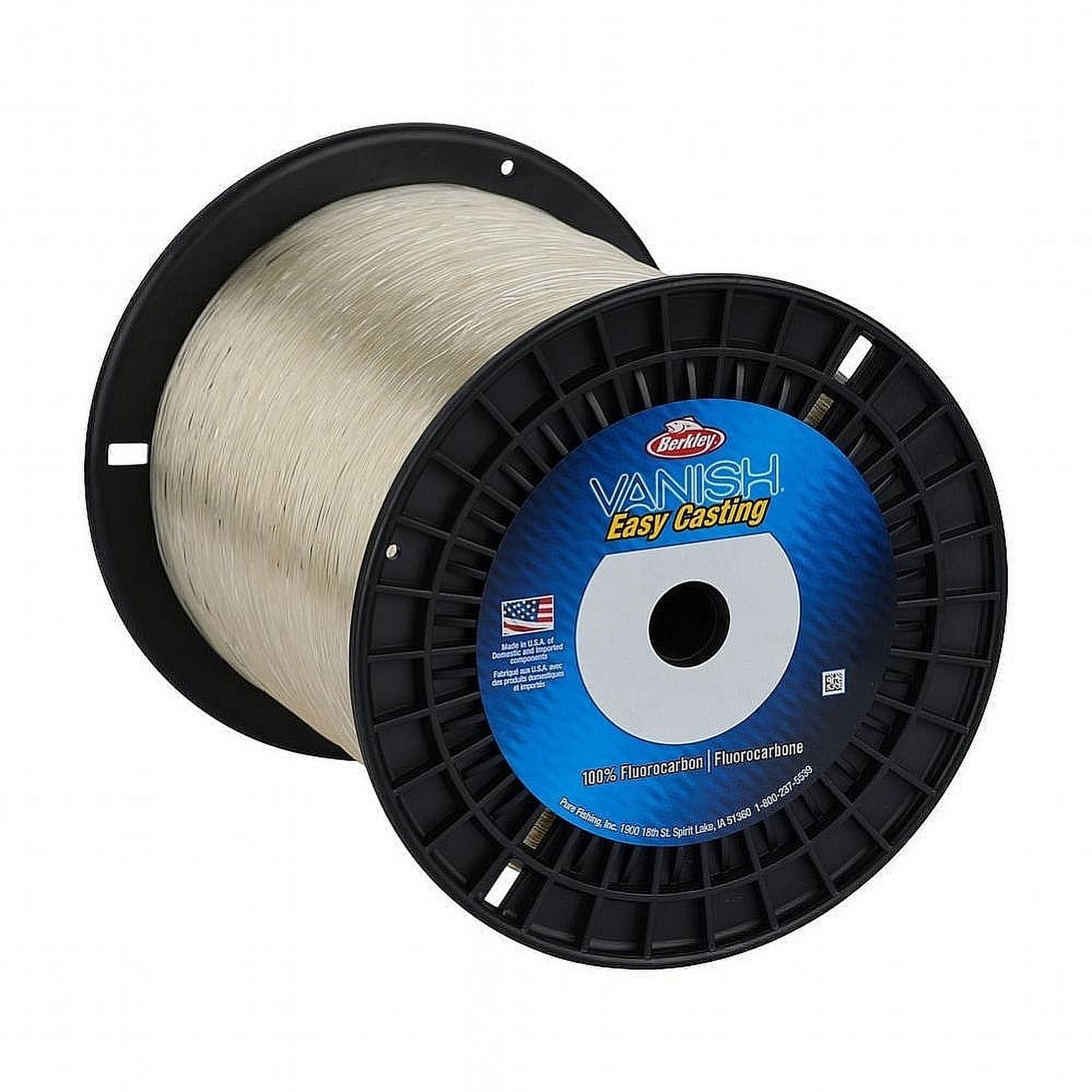 Berkley Vanish® Fluorocarbon Fishing Line, Clear, 12 lb Test Strength, 2000 yd