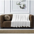 thumbnail image 4 of 100% Cotton Basket Weave Thermal Bed Blanket Breathable Super Soft Layering All Season Light Weight for Home Decoration, 4 of 4