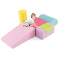 thumbnail image 1 of Gymax 6 PCS Kids Climber Play Set Indoor Foam Climb & Crawl Activity Blocks w/ Cover, 1 of 8