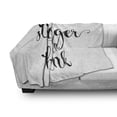 thumbnail image 3 of Your are Stronger than You Think Soft Flannel Fleece Throw Blanket, Inspirational Inscription Greeting Wisdom of Life, Cozy Plush for Indoor and Outdoor Use, 50" x 60", Black and White, by Ambesonne, 3 of 6