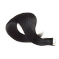 thumbnail image 1 of Perruques Noires Droites 45cm Bande en Extensions de Cheveux Sans Couture Perruque Humaine, 1 of 8