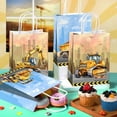 thumbnail image 4 of 20 Pcs Construction Party Favors Bags with Handles, Truck Goodie Gift Candy Paper Bags with 4 Different Types for Kids Boys Birthday Party, 4 of 7