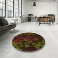 thumbnail image 3 of Ahgly Company Indoor Rectangle Patterned Dark Bronze Brown Area Rugs, 2' x 3', 3 of 6
