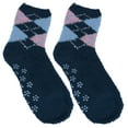 thumbnail image 2 of Gelante Fuzzy Sock Ultra Soft Warm Non Skid/Slip Gripper Crew Socks 12 Pairs S1112, 2 of 6