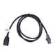 thumbnail image 4 of Adaptador de Cable USB, Adaptador de Cable USB de 4 Pines Extensor de Cable Macho 102 Cm / 40,16 Pulgadas de Largo ABS Negro para Nissan Teana Ecomeon no, 4 of 5