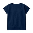 thumbnail image 6 of Women's Linen Short Sleeve Top Casual Loose Fit Blouse, 6 of 6