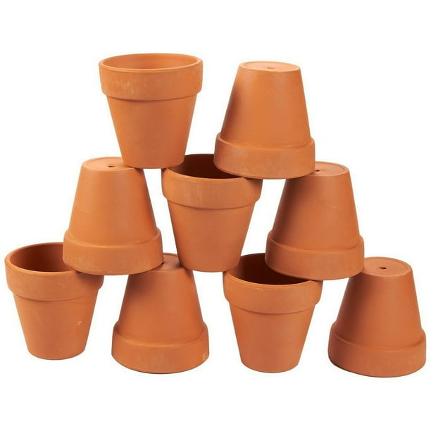9 Pack 3 5 Terra Cotta  Pots  Mini Small  Terracotta  Flower 